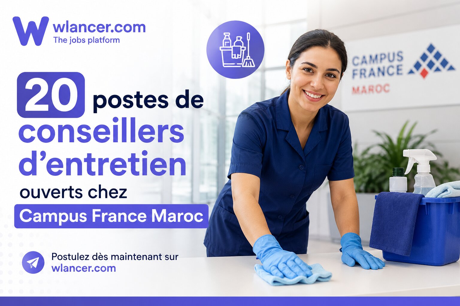 20 postes de conseillers d’entretien ouverts chez Campus France Maroc