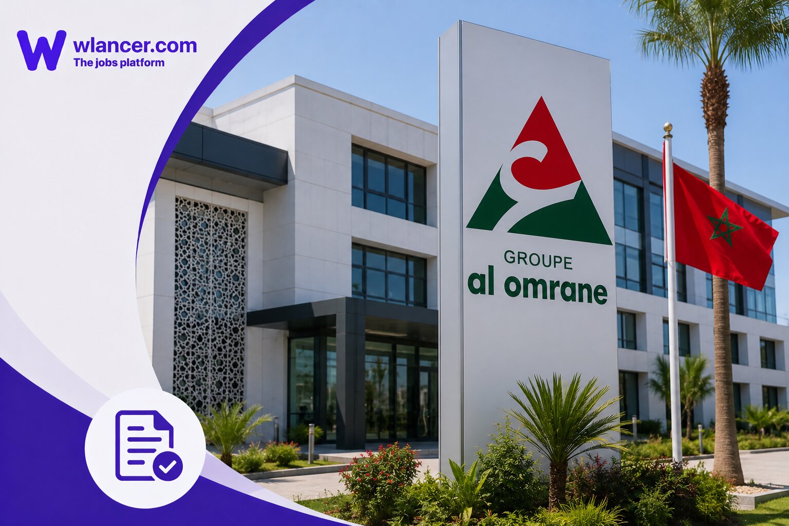 Groupe Al Omrane lance un concours de recrutement pour 2 postes en 2026