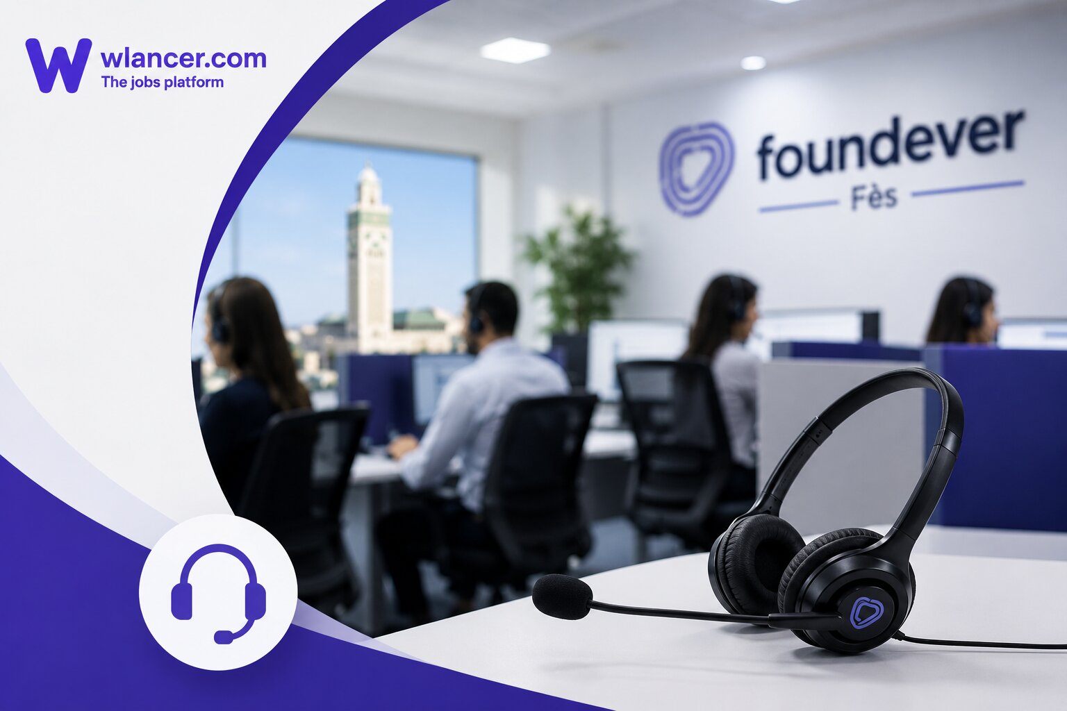 Télévendeurs francophones recherchés chez Foundever Fès