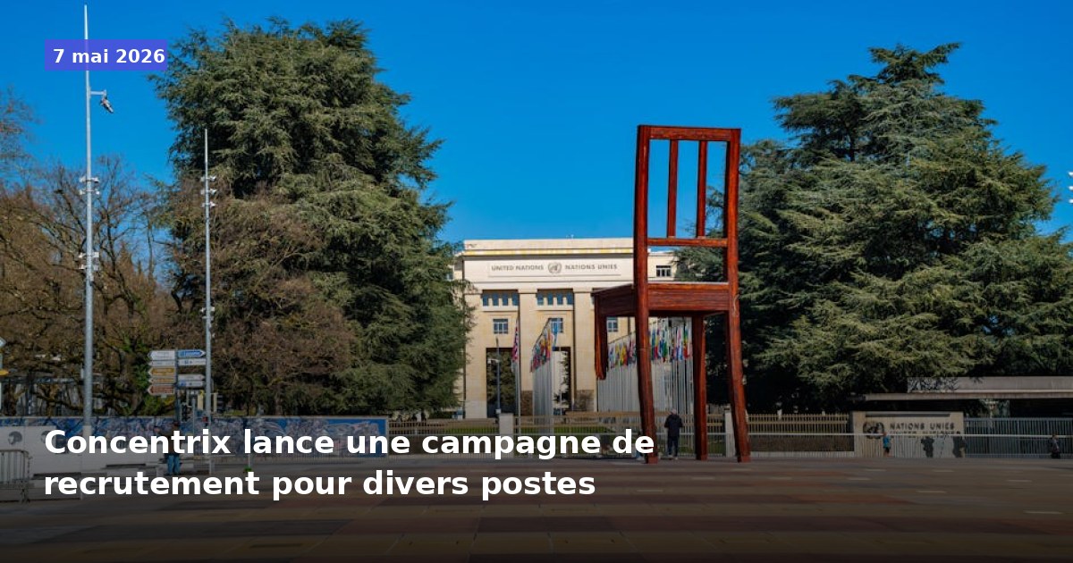 Concentrix recrute pour plusieurs postes