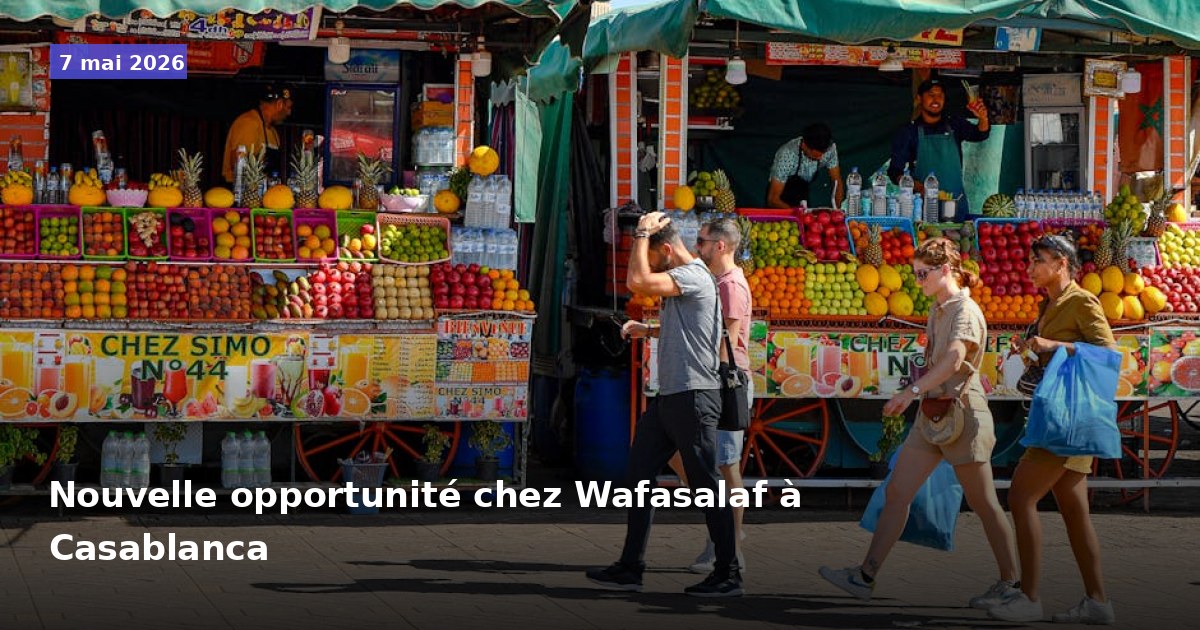 Opportunité à Wafasalaf à Casablanca
